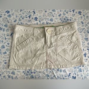 Cargo mini skirt